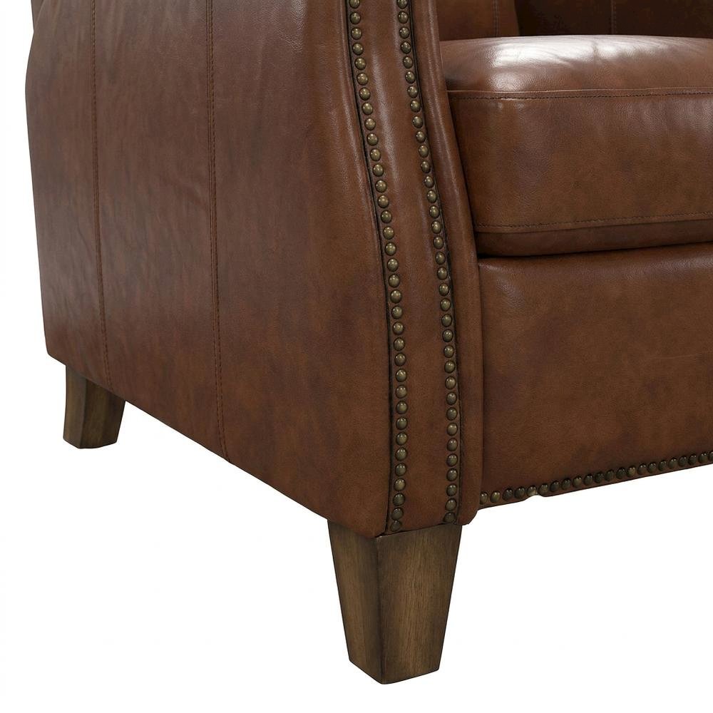 Chestnut Recliner Two Pack with Transitional Style and Comfortable Seating. Picture 7