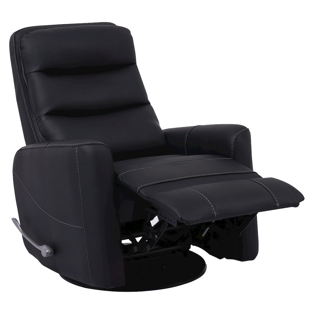 Hercules - Black Swivel Glider Recliner Two Pack. Picture 3