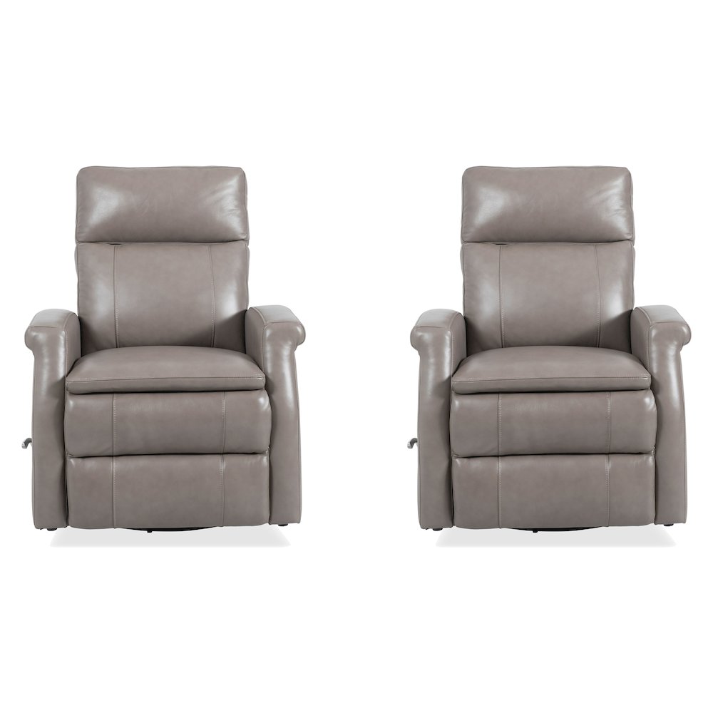 Bristol - Graphite Swivel Glider Recliner Two Pack. Picture 1