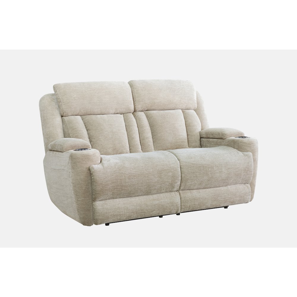 Dalton - Lucky Fawn Power Reclining Loveseat. Picture 2