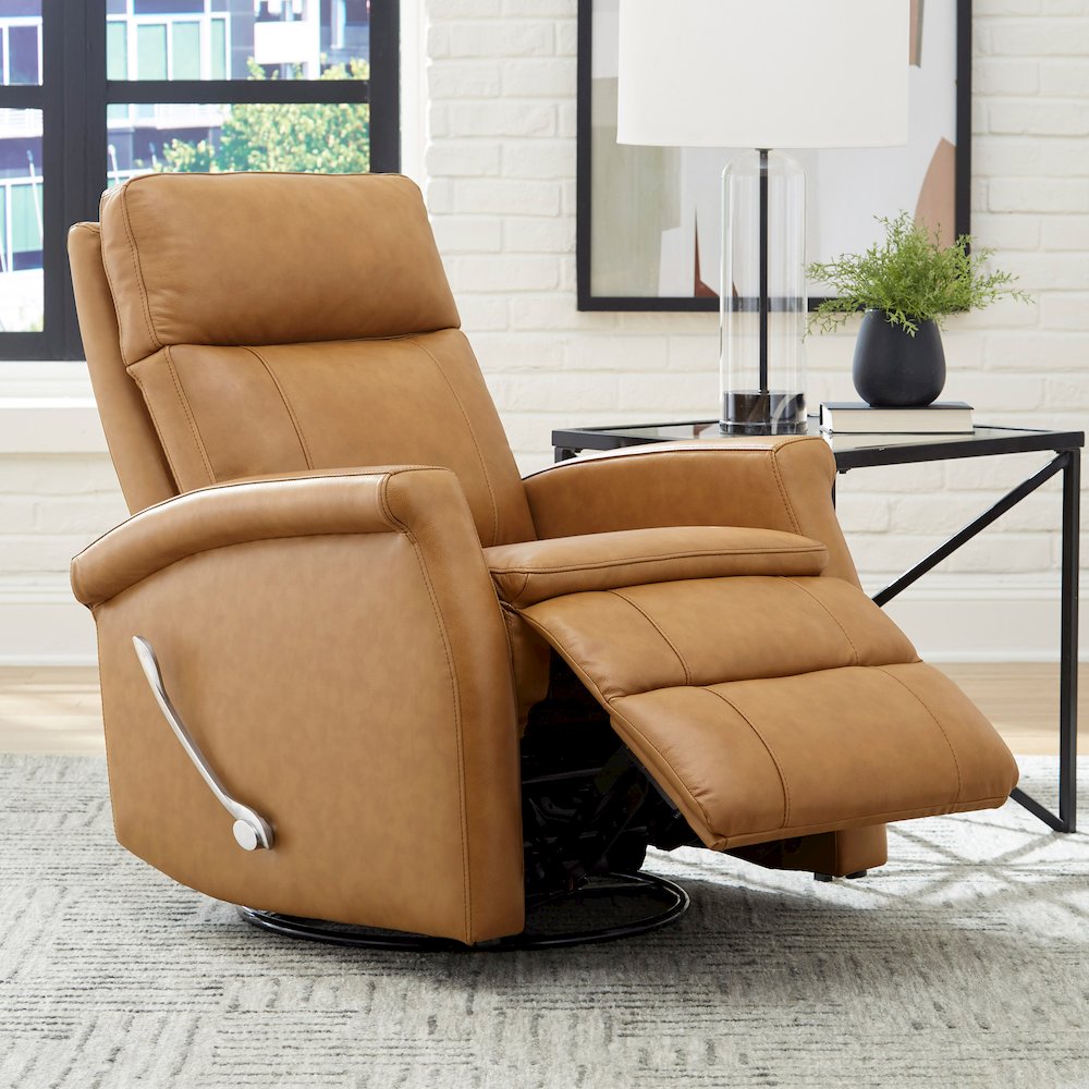 Bristol - Russet Swivel Glider Recliner Two Pack. Picture 6