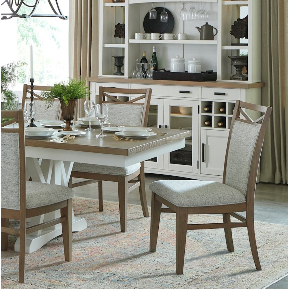 Americana Modern Dining Upholstered Dining Chair Two Pack. Picture 5