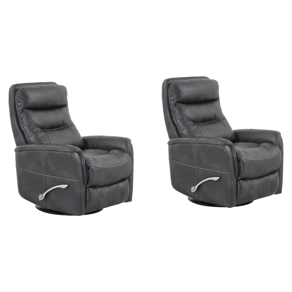 Gemini - Flint Swivel Glider Recliner Two Pack. Picture 1