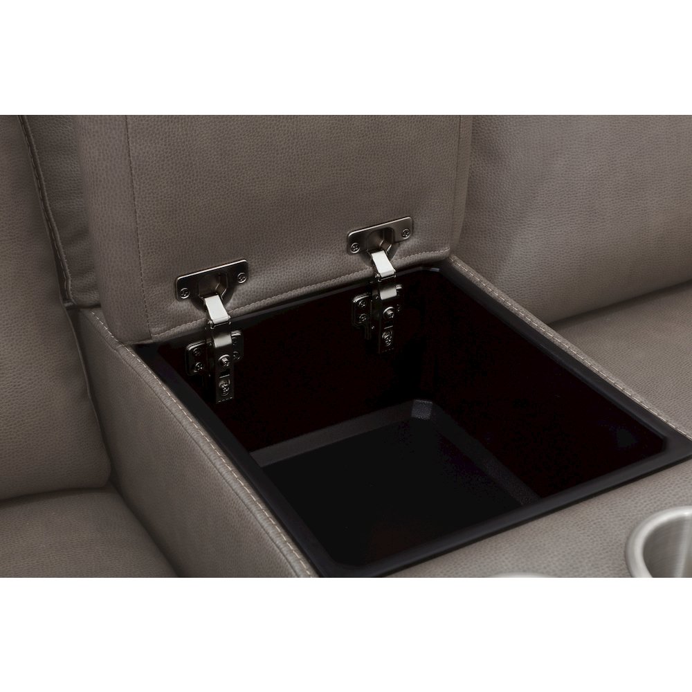 Momentum - Dark Granite 6 Piece Modular Power Reclining Sectional. Picture 7