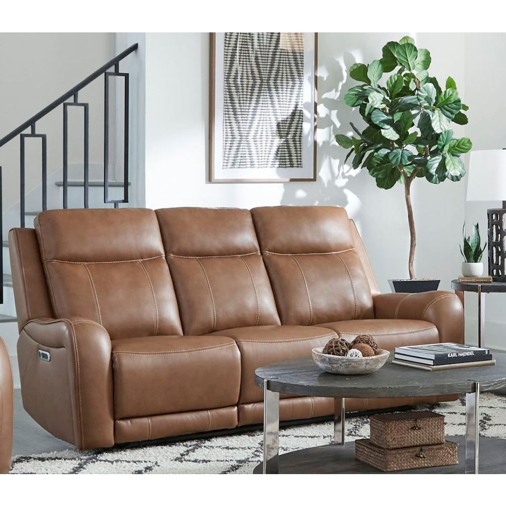 Haywood - Butternut Power Reclining Sofa. Picture 10