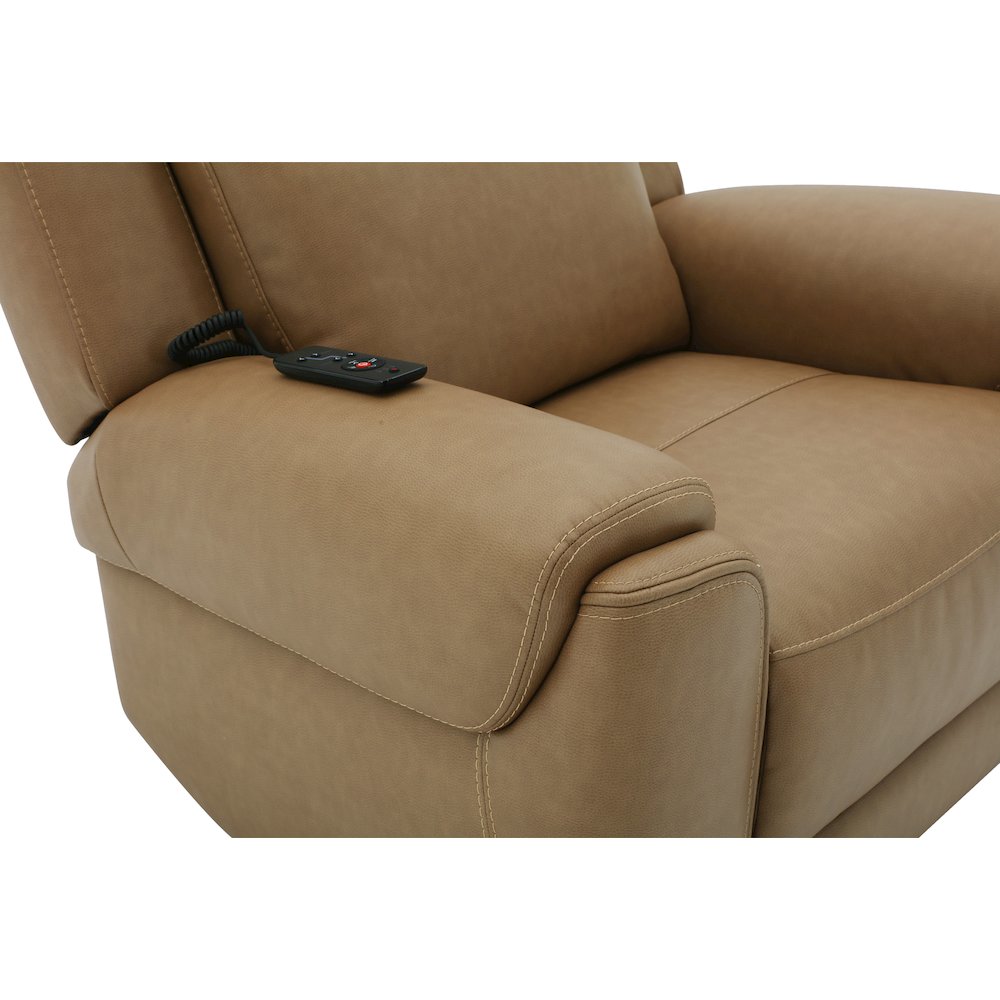 Momentum - Cashew Power Zero Gravity Recliner with Heat & Massage. Picture 7