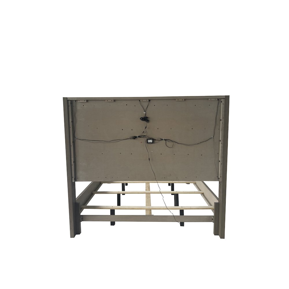 Pure Modern Bedroom Queen Panel Bed. Picture 3