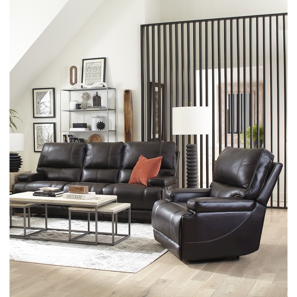 Verona Coffee - Powered By Freemotion Power Reclining Sofa and Recliner. Picture 7
