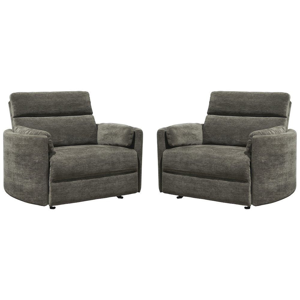 Radius Xl - Krypton Extra Wide Power Glider Recliner Two Pack. Picture 1