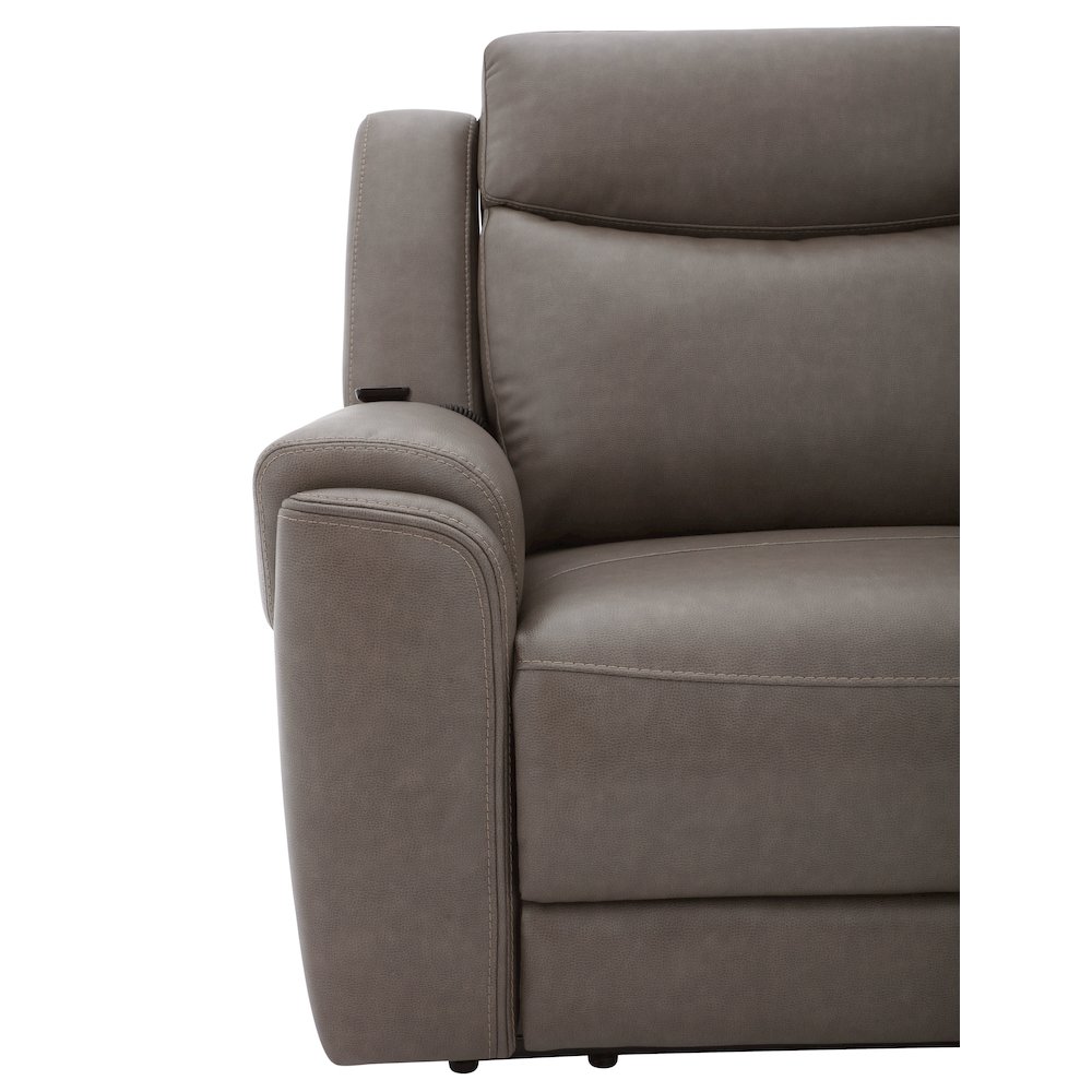 Momentum - Dark Granite Power Zero Gravity Recliner with Heat & Massage. Picture 5