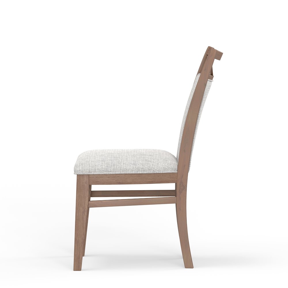 Modern Dining Extendable Trestle Table with 8 Upholstered Chairs. Picture 8