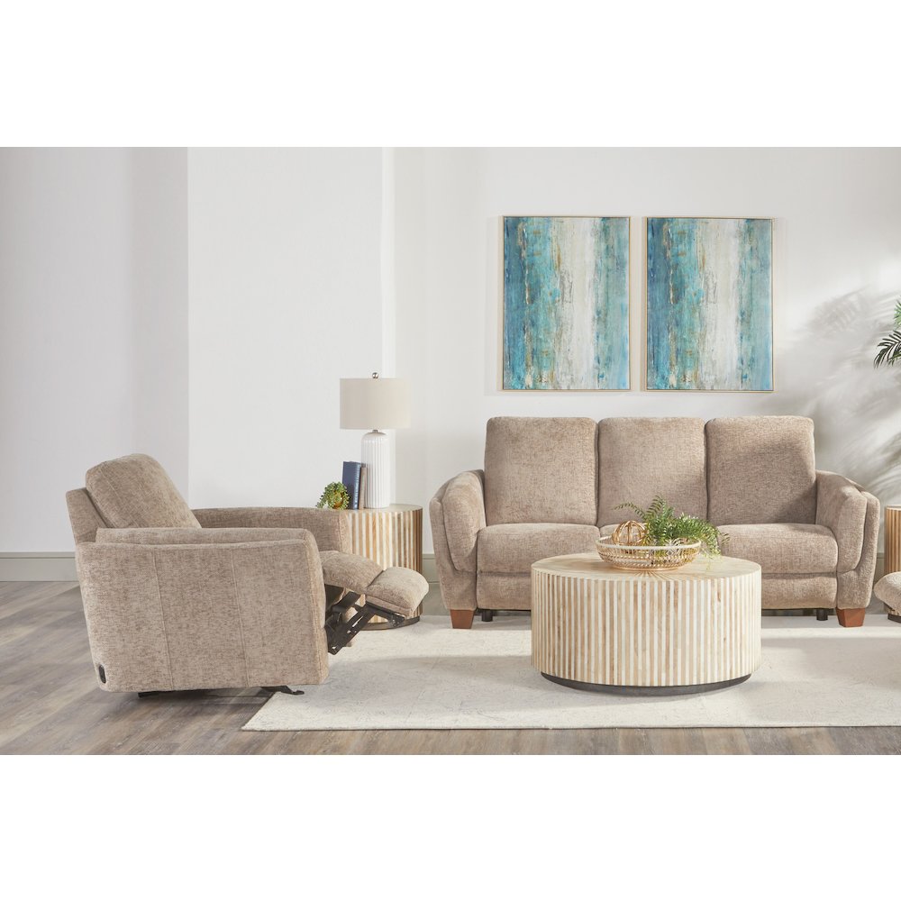 Morehead - Biscotti Power Reclining Sofa and Recliner. Picture 18