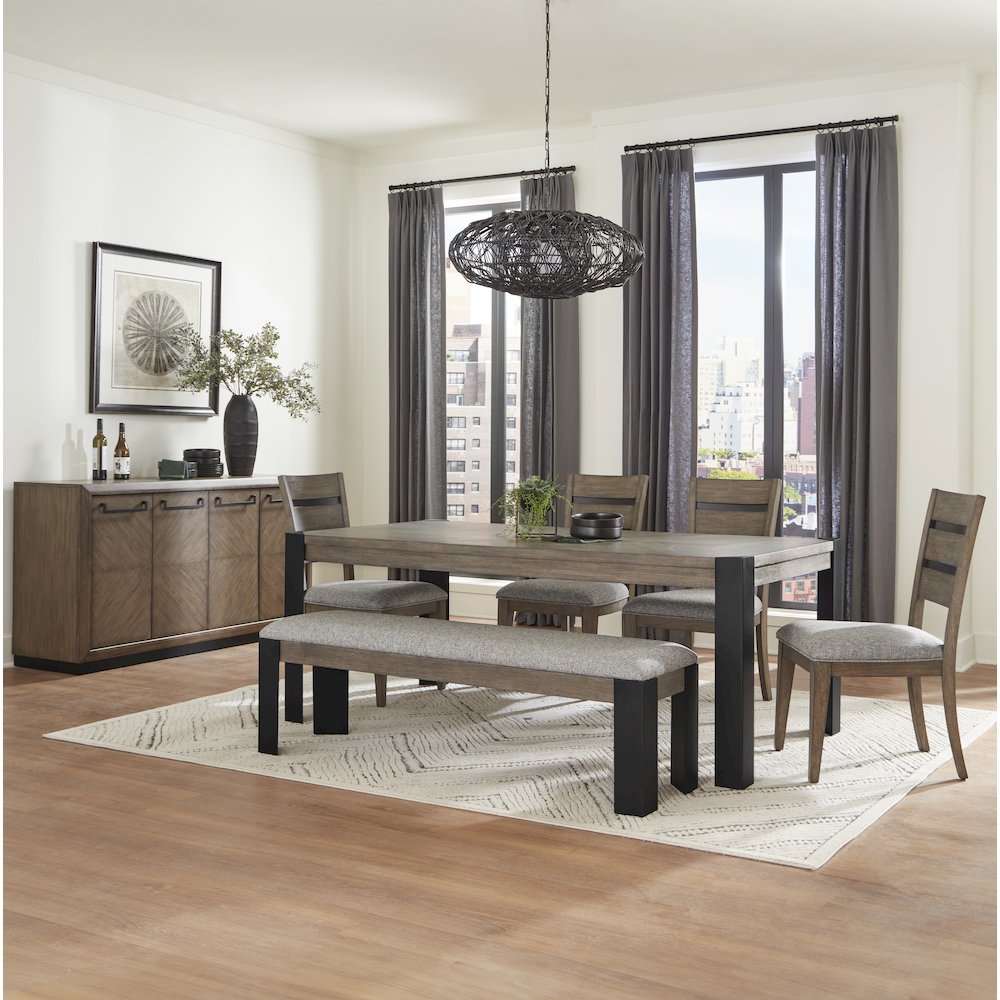 Cedar Fork - Dining Bench. Picture 3