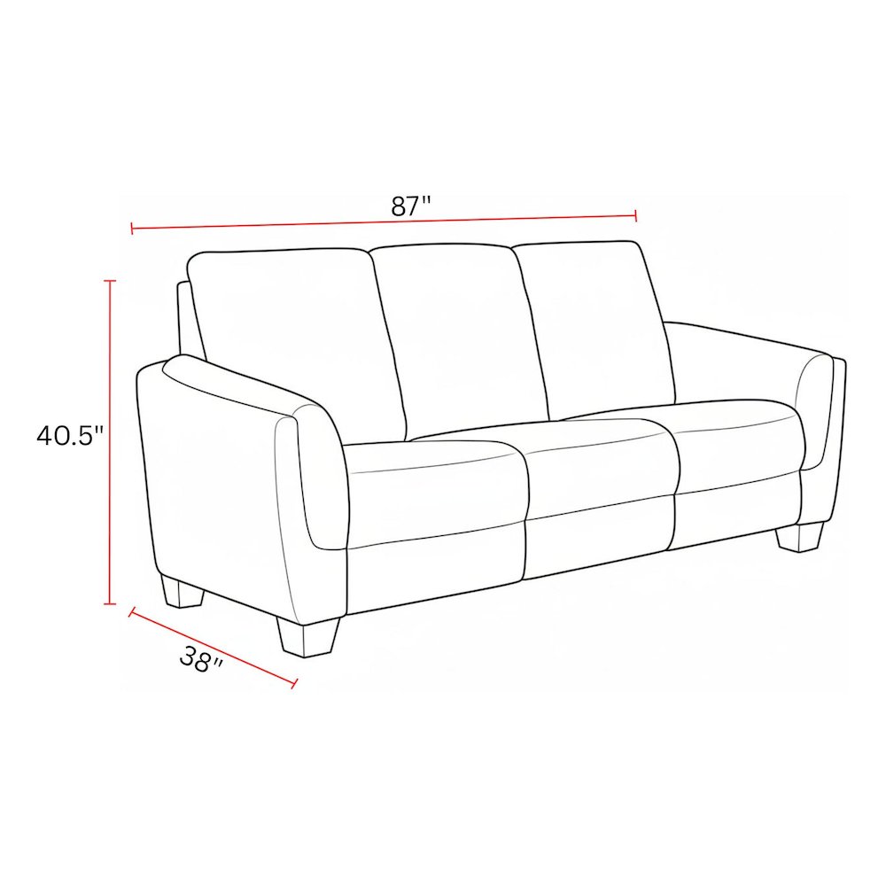 Morehead - Biscotti Power Reclining Sofa. Picture 19