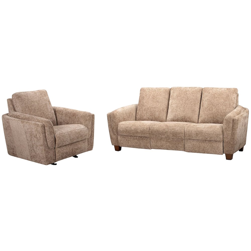 Morehead - Biscotti Power Reclining Sofa and Recliner. Picture 1