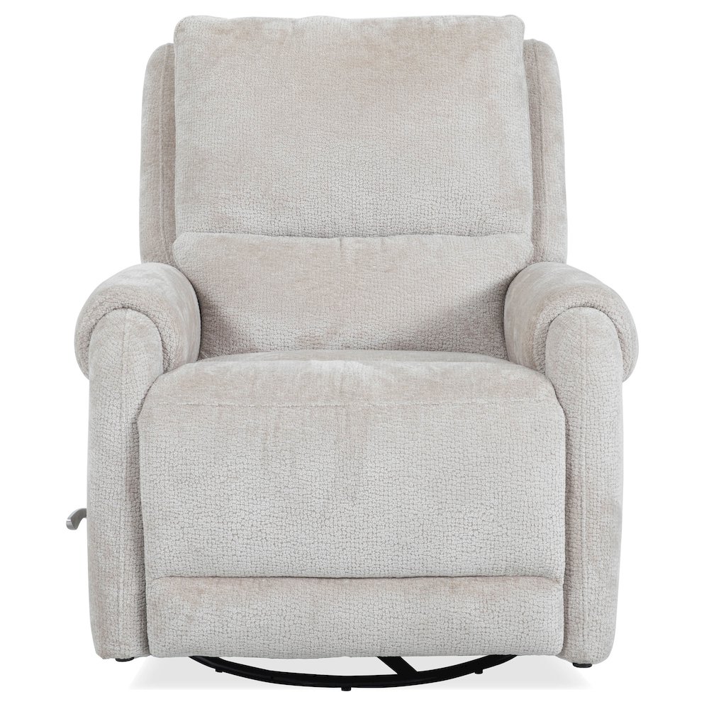 Gentry - Ecru Mist Manual Swivel Glider Recliner Two Pack. Picture 2