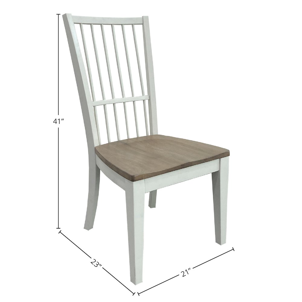 Americana Modern Dining Spindle Back Dining Chair Two Pack. Picture 11
