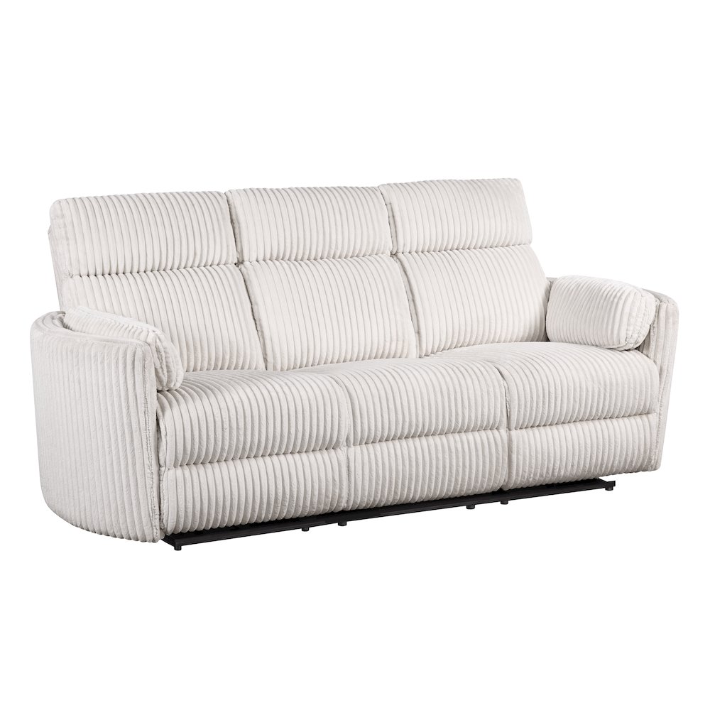 Radius - Mega Ivory Power Reclining Sofa. Picture 1