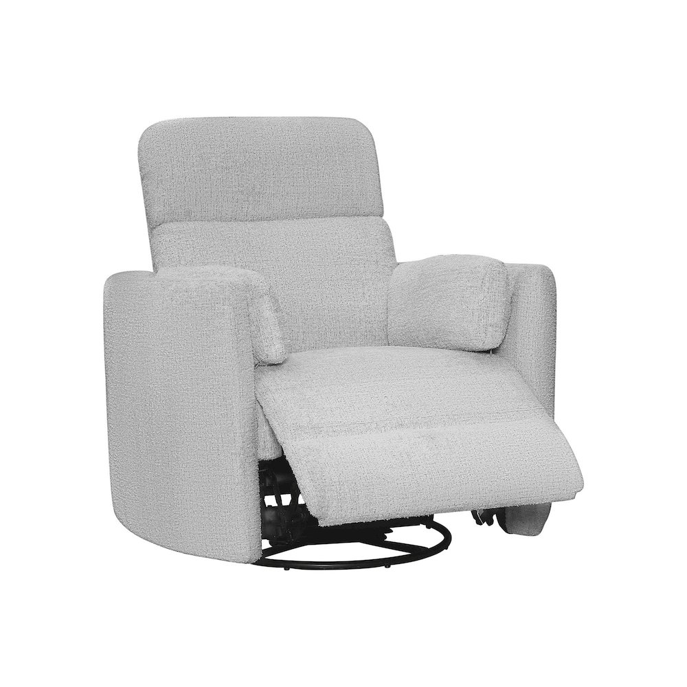 Radius - Angora Linen Manual Swivel Recliner Two Pack. Picture 3