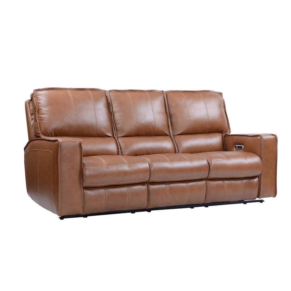 Rockford - Verona Saddle Triple Power Reclining Reclining Sofa. Picture 1