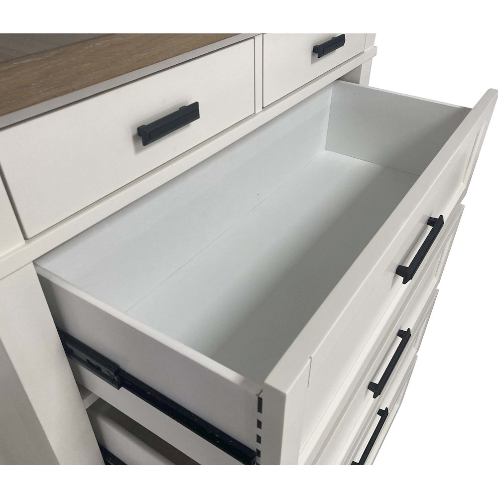 Modern Bedroom 6 Drawer Chest. Picture 14
