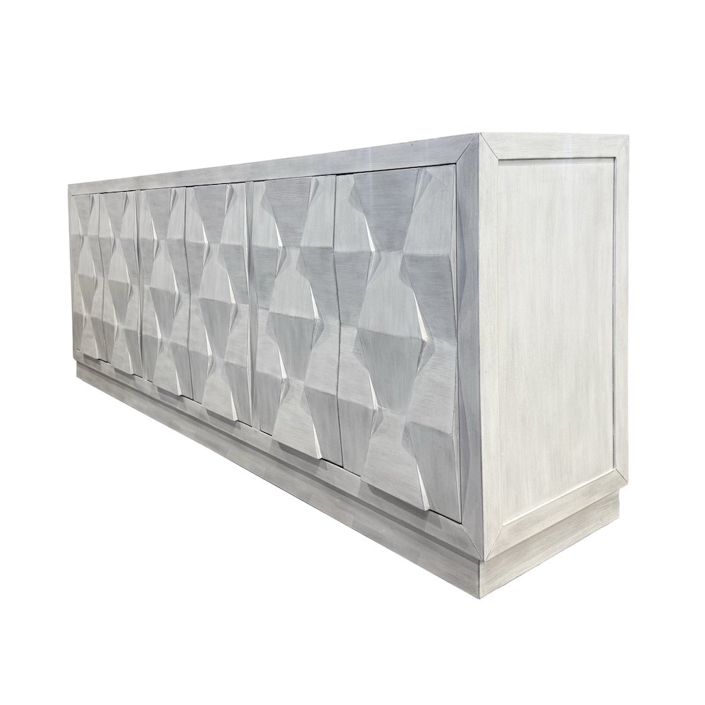 Cortina - White Wash 90" Console. Picture 1