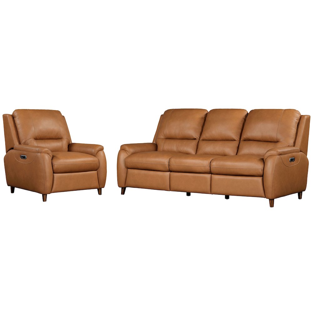 Austin - Caramel Cream Power Reclining Sofa and Recliner. Picture 1