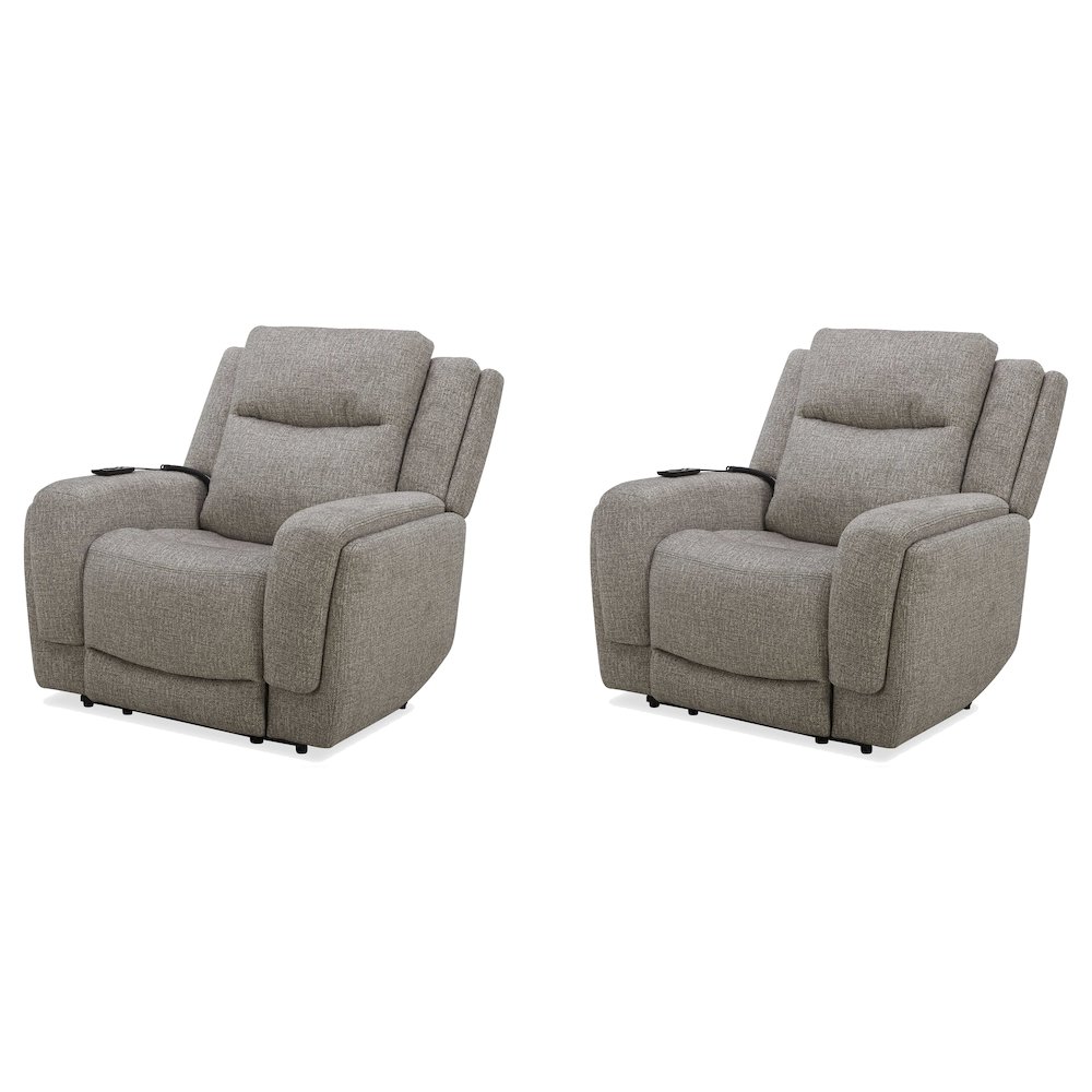 Penfield - Frappe Power Zero Gravity Recliner with Heat & Massage Two Pack. Picture 1