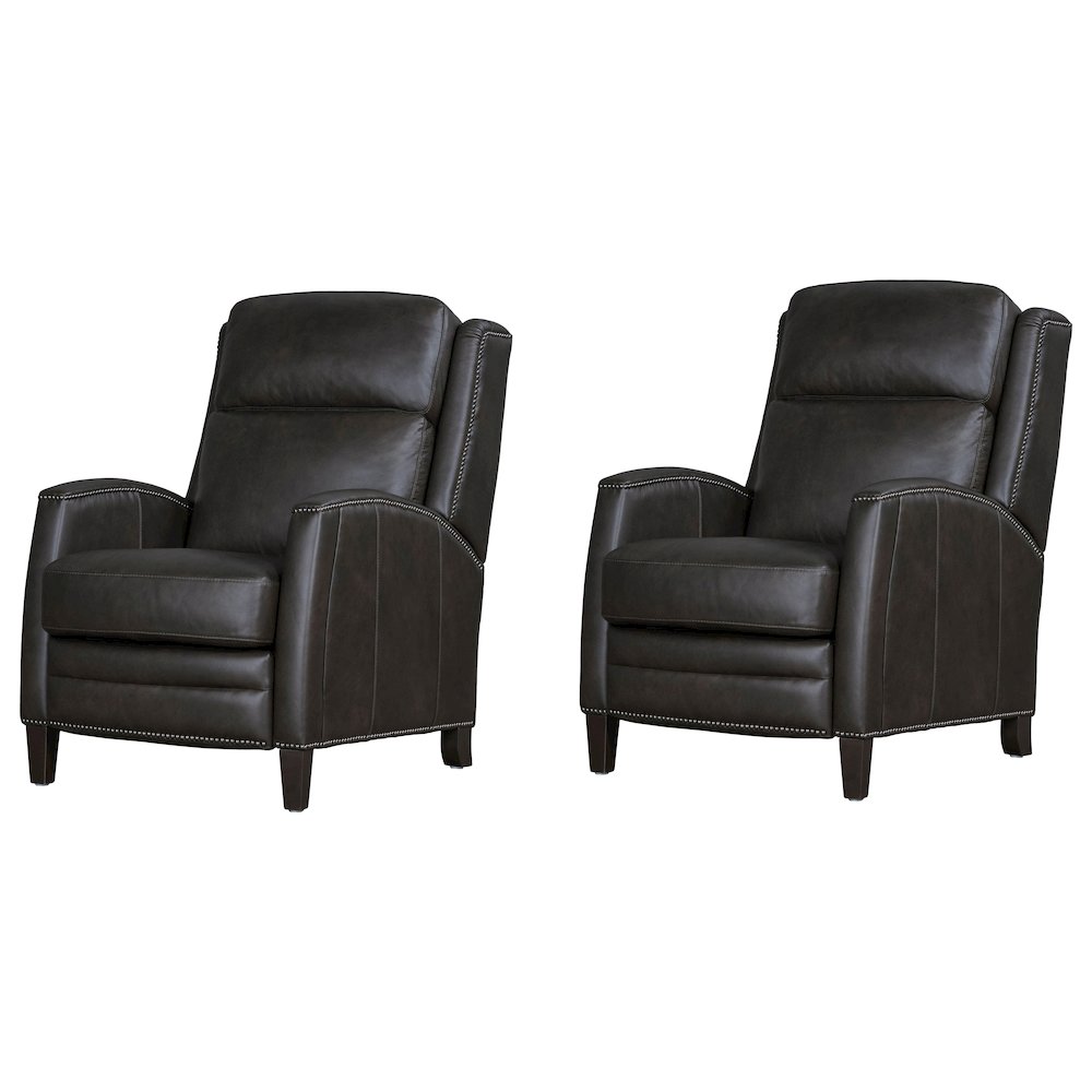 Vermont - Slate Noire Manual Recliner Two Pack. Picture 1