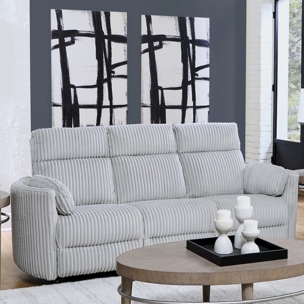 Radius - Mega Grey Power Reclining Sofa. Picture 7