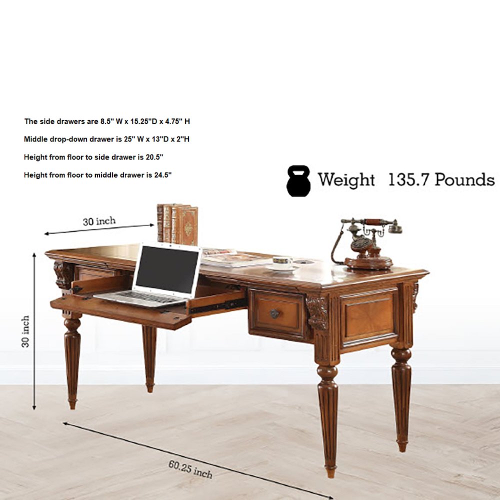 Huntington Writing Desk. Picture 7