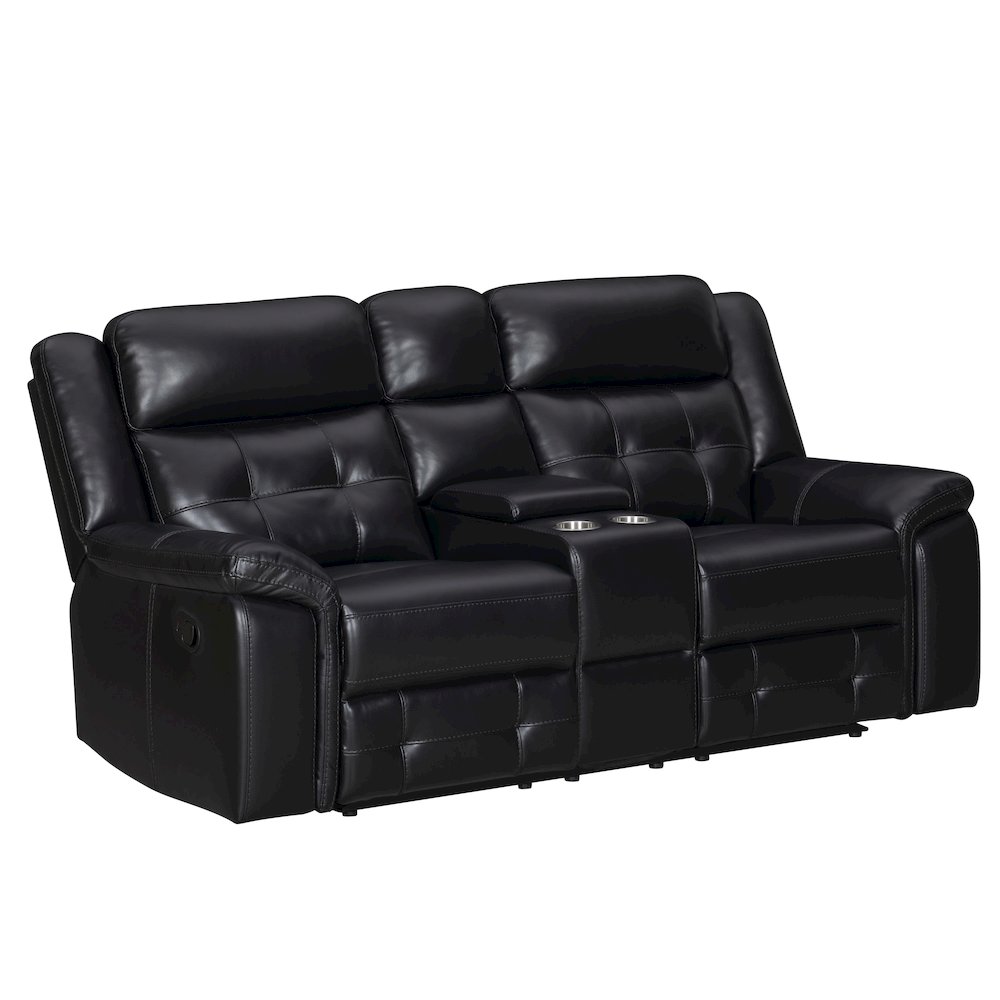Clayton - Phantom Manual Console Loveseat. Picture 1