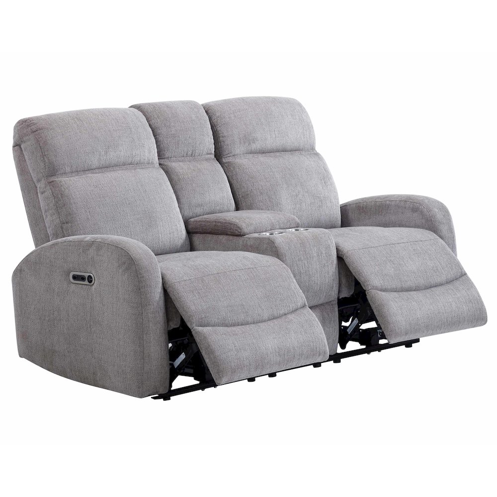 Tuscany - Whiskers Nature Power Reclining Console Loveseat. Picture 2