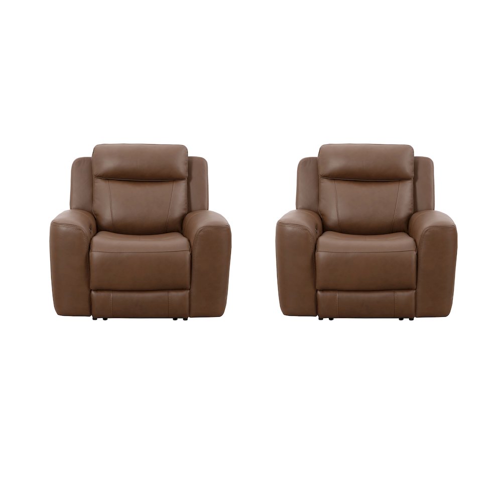 Calgary - Autumn Umber Power Recliner Two Pack. Picture 1