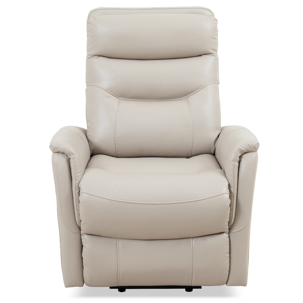 Gemini - Softy Ivory Power Lift Recliner with Articulating Headrest Two Pack. Picture 6