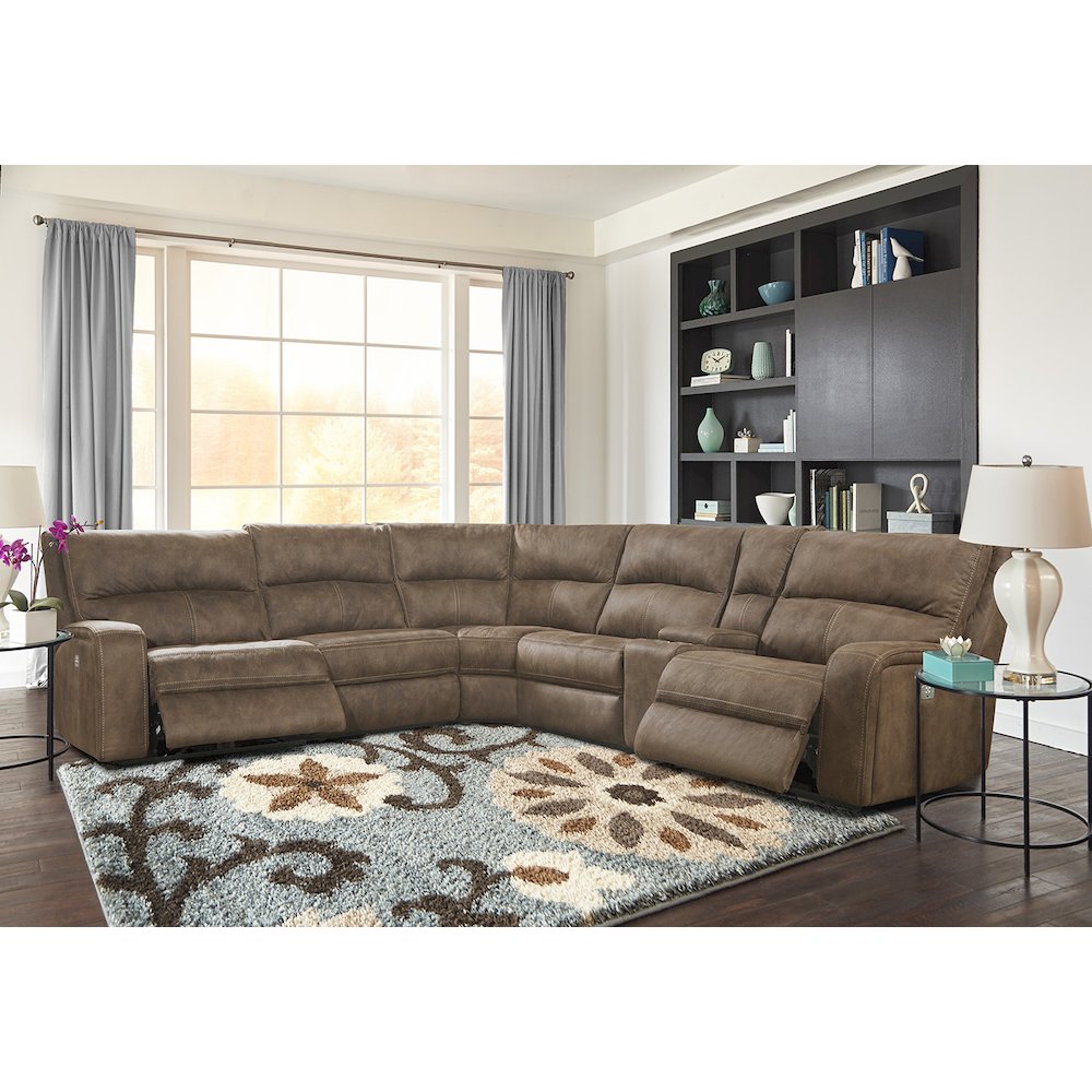 Polaris - Kahlua 6 Piece Modular Power Reclining Sectional. Picture 4
