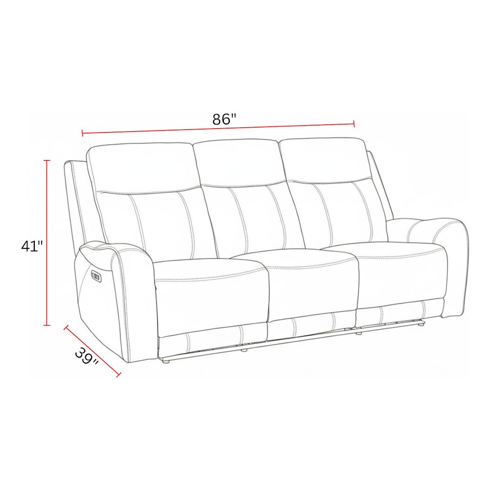 Haywood - Butternut Power Reclining Sofa. Picture 15