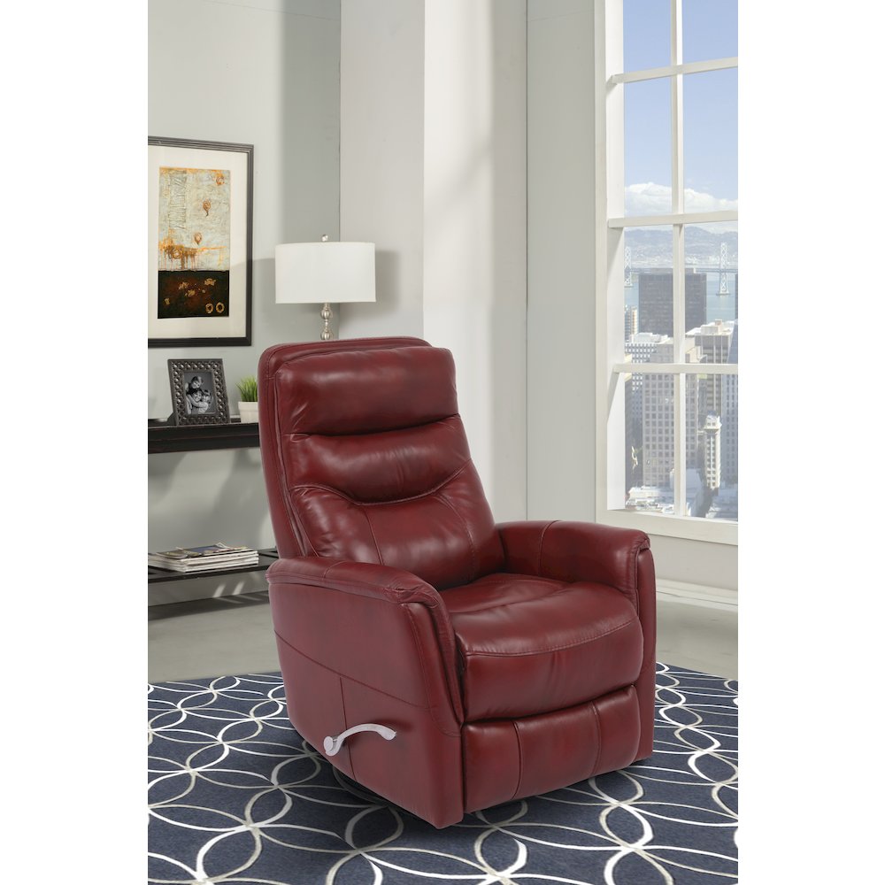Gemini - Rouge Swivel Glider Recliner Two Pack. Picture 10