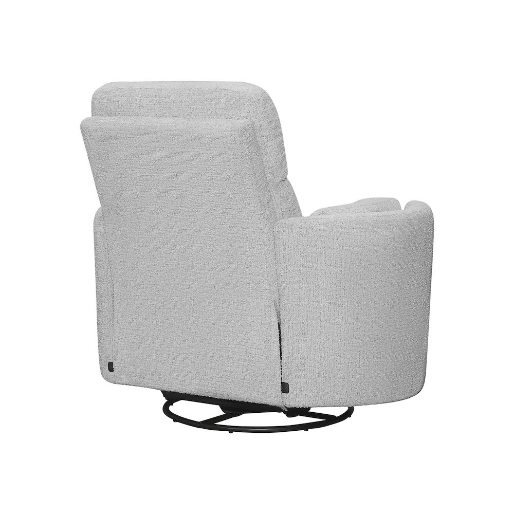 Radius - Angora Linen Manual Swivel Recliner Two Pack. Picture 7
