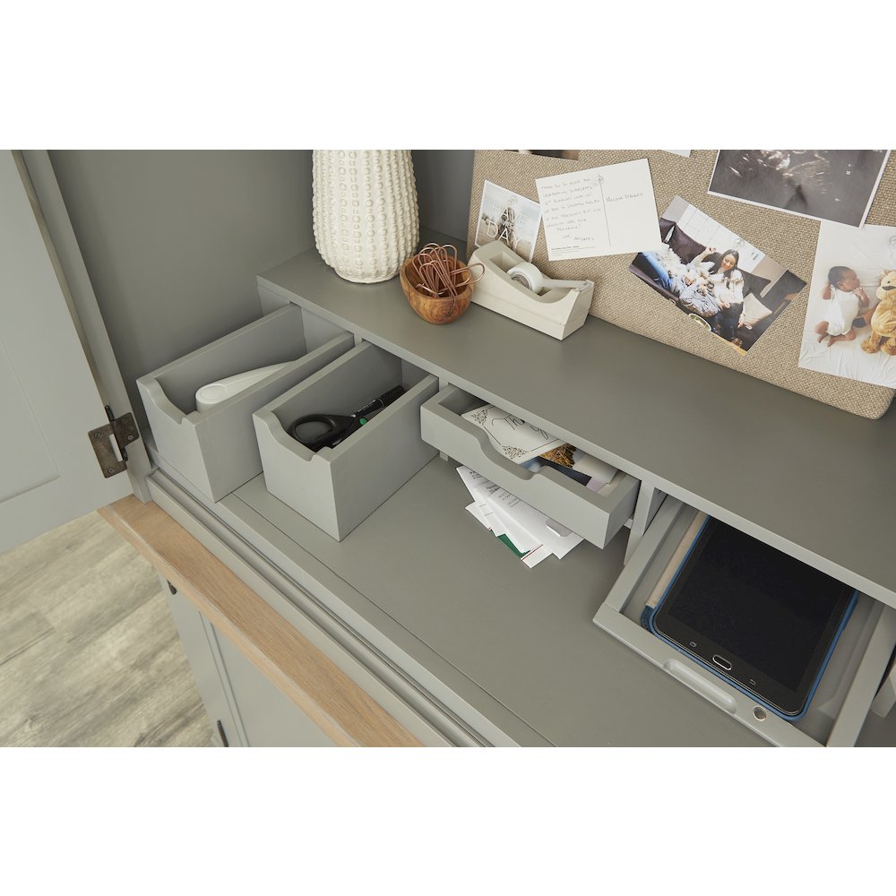 Modern - Dove Workstation with LED Light. Picture 4