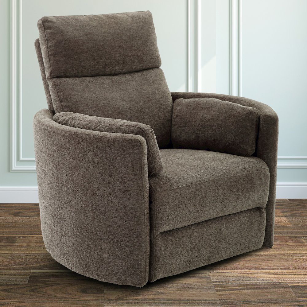 Radius - Krypton Power Swivel Glider Recliner Two Pack. Picture 6