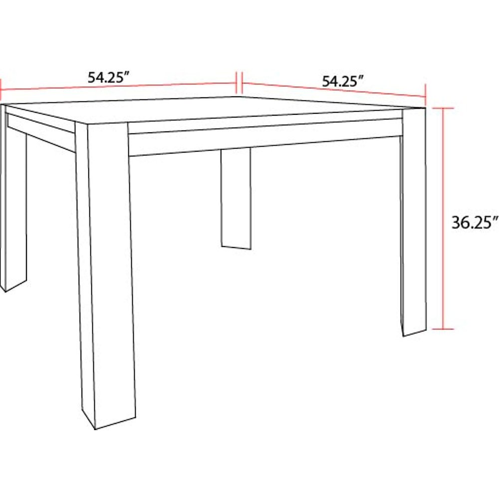 Cedar Fork - Dining 54 in. Square Counter Height Table. Picture 10