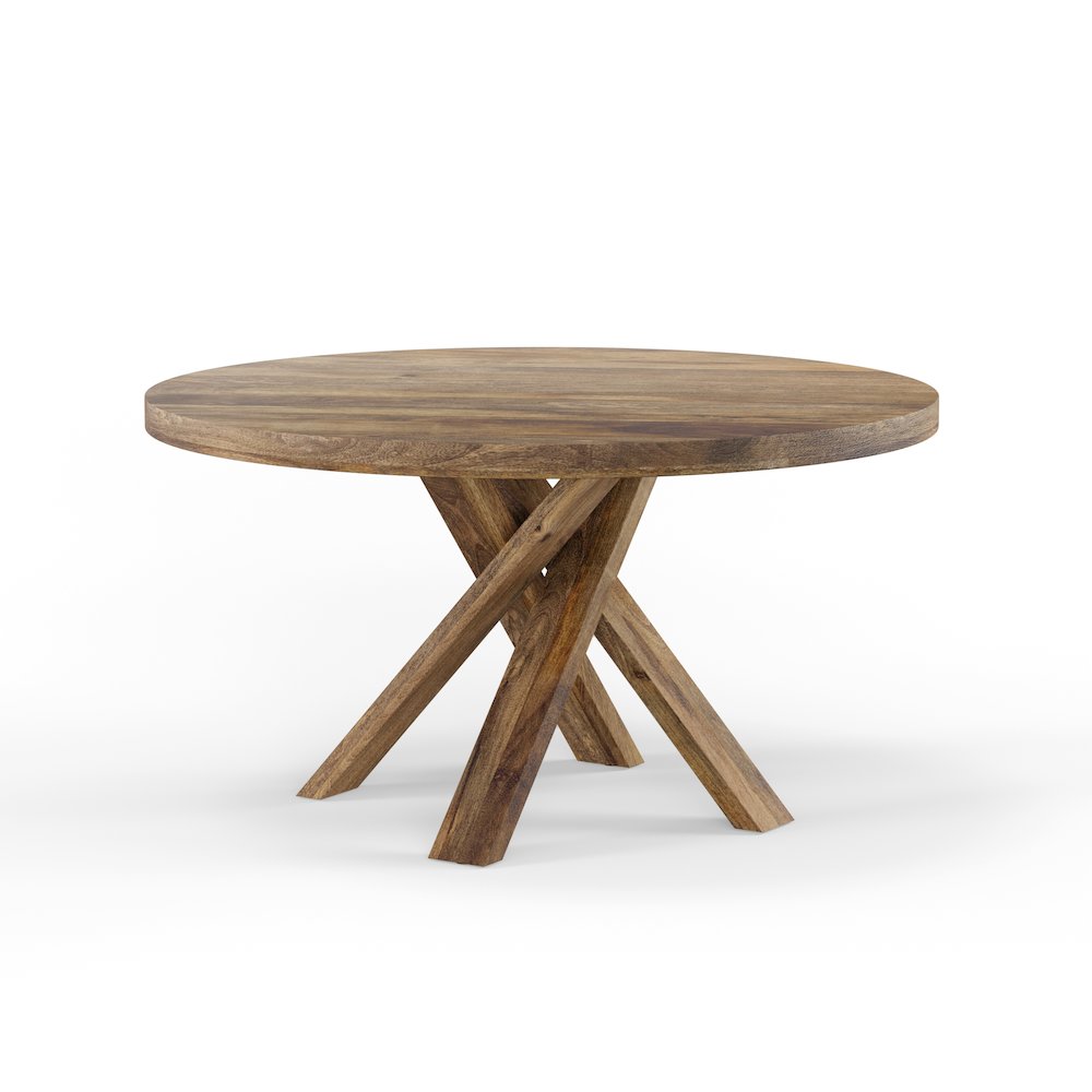 Downtown Dining 60 In. Round Dining Table With 4 Upholstered Chairs. Picture 2