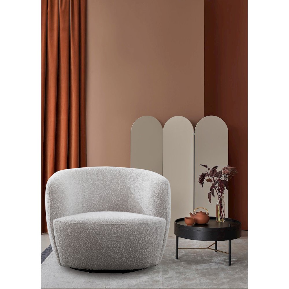 Carina - Bloke Cotton Swivel Barrel Chair Two Pack. Picture 2