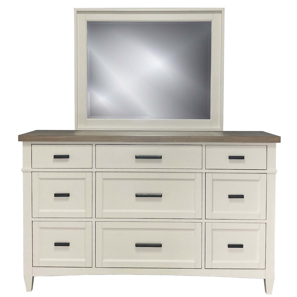 Modern Bedroom 9 Drawer Dresser. Picture 9