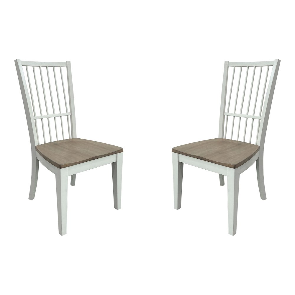 Americana Modern Dining Spindle Back Dining Chair Two Pack. Picture 1
