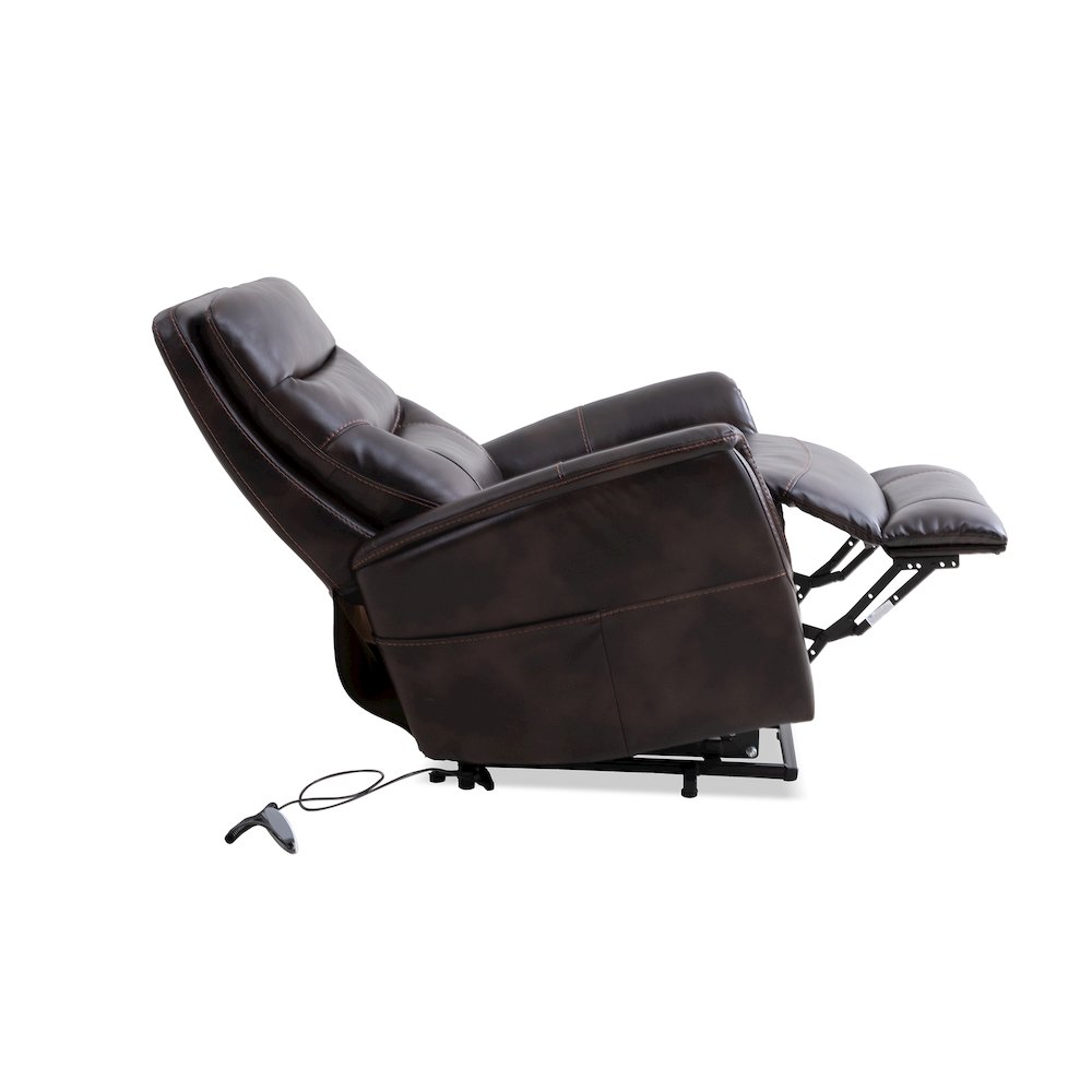 Gemini - Truffle Power Lift Recliner with Articulating Headrest Two Pack. Picture 8
