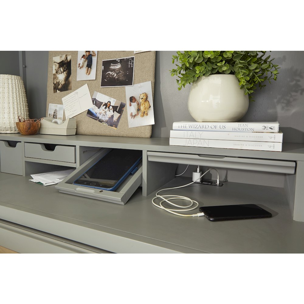 Modern - Dove Workstation with LED Light. Picture 6