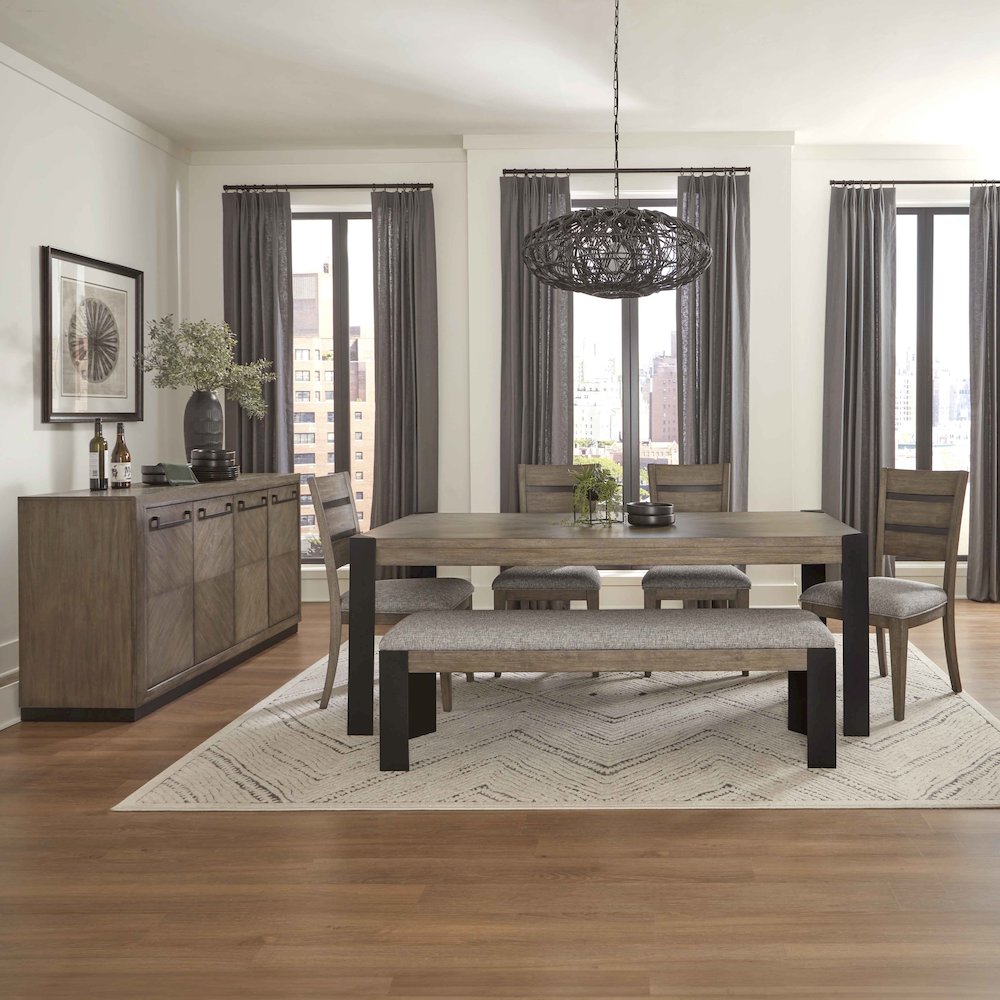Cedar Fork - Dining Bench. Picture 4