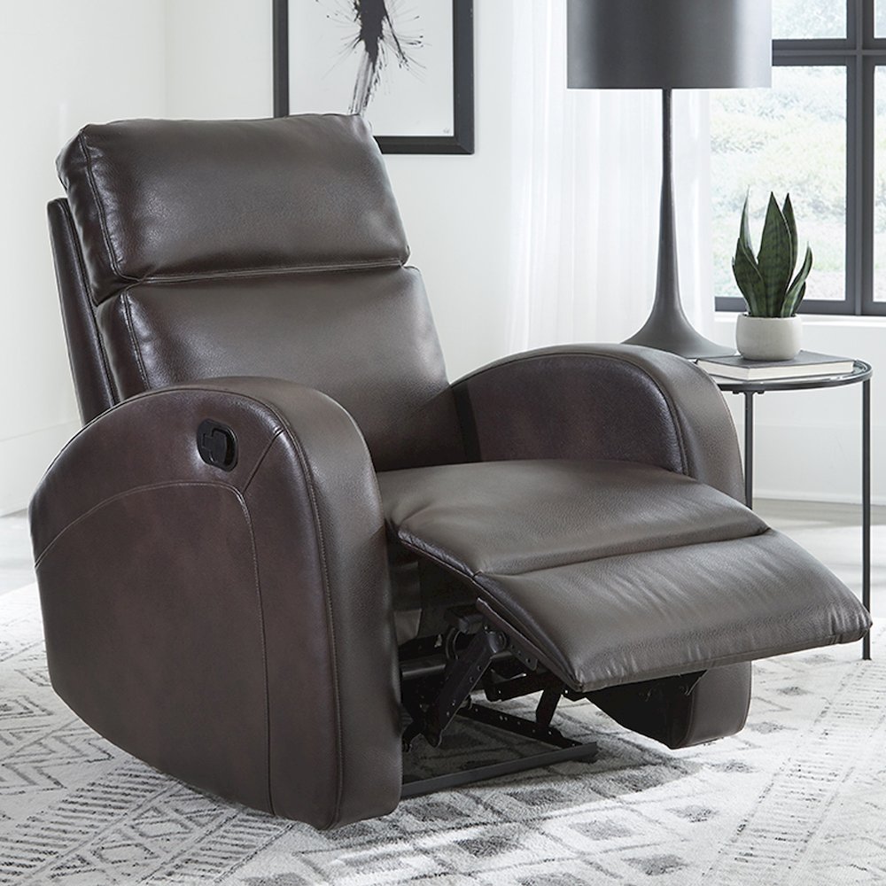 Devin - Pebble Brown Manual Recliner Two Pack. Picture 6